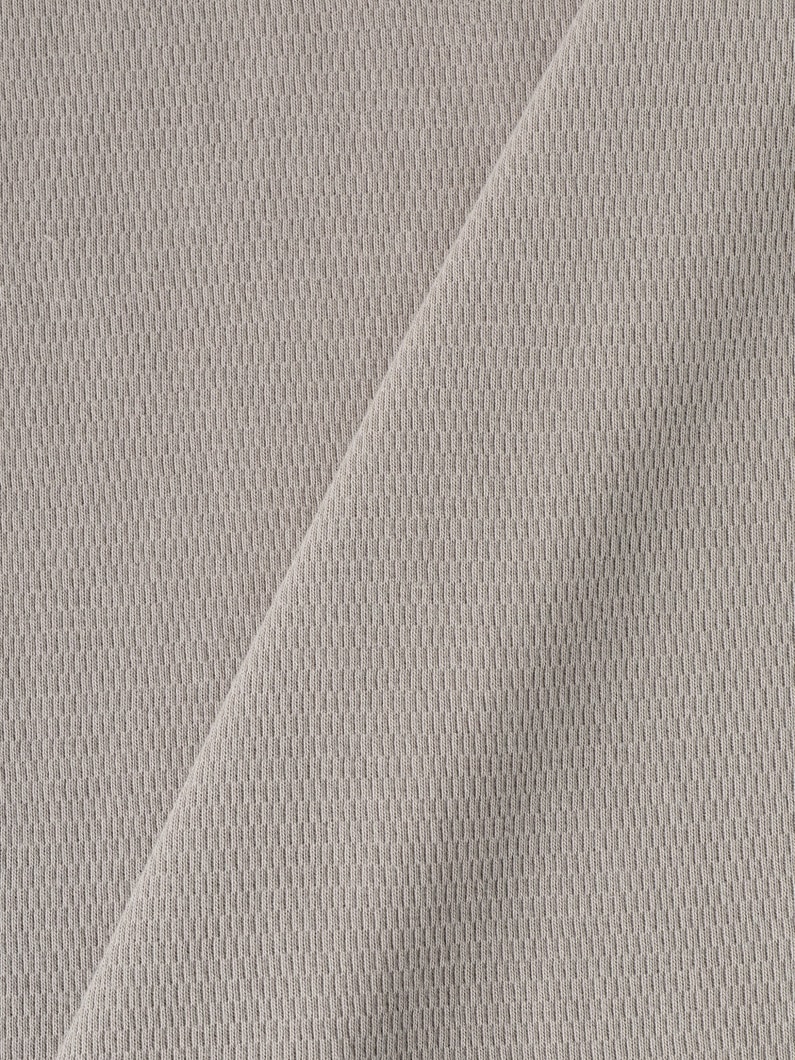 ハニカムワッフル ヘンリーネック プルオーバー 詳細画像 white 3