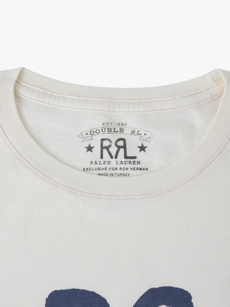 RRLロゴ ティー 詳細画像 white/navy 3