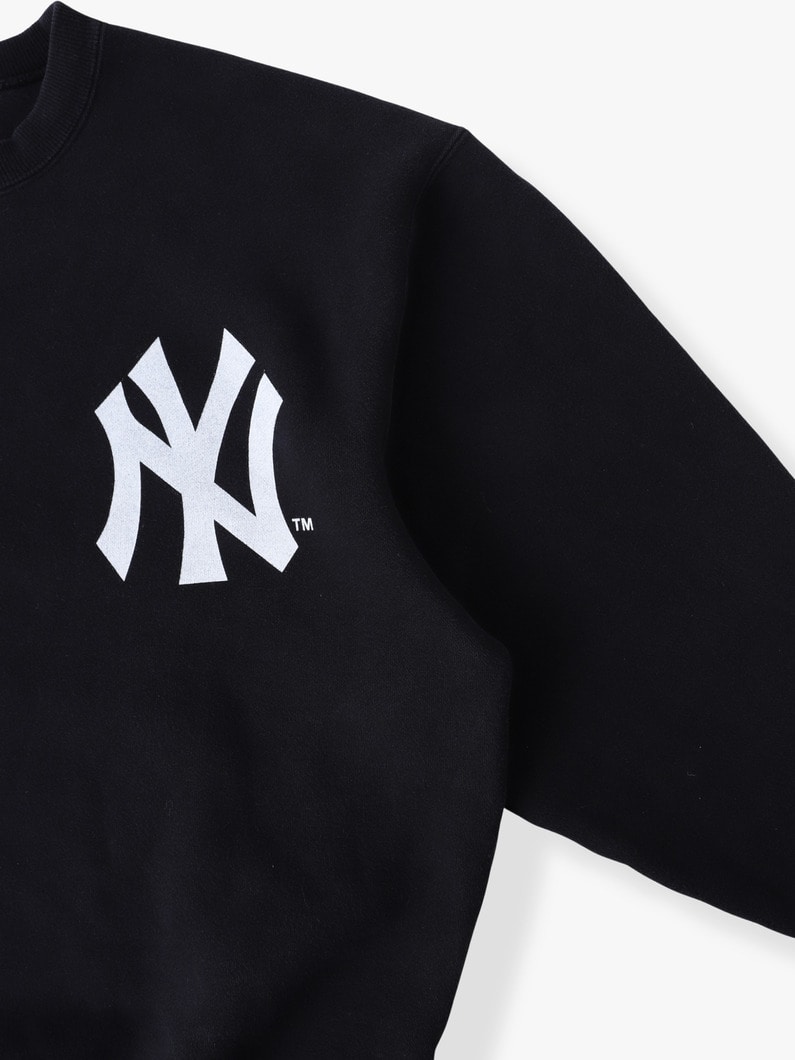 MLB ダメージ スウェット プルオーバー（ニューヨークヤンキース） 詳細画像 black 2
