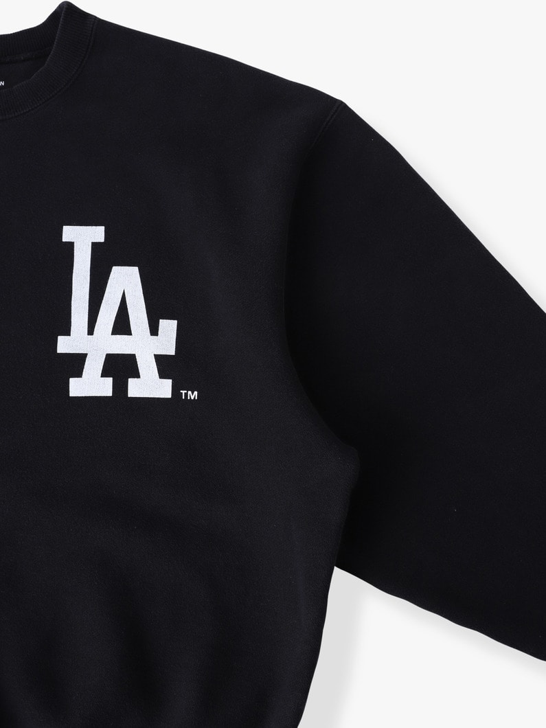 MLB ダメージ スウェット プルオーバー（ロサンゼルスドジャース） 詳細画像 black 2