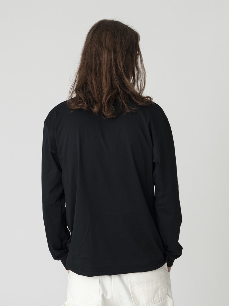 アドスリー ロングスリーブティー 詳細画像 black 2