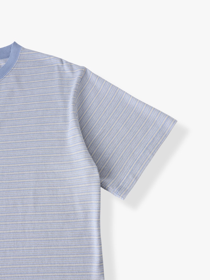 レトロストライプ ティー 詳細画像 blue 2