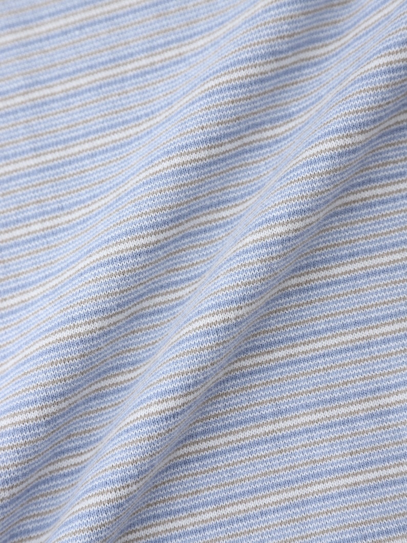 レトロストライプ ティー 詳細画像 blue 3