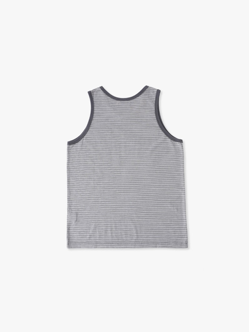 レトロストライプ タンクトップ 詳細画像 blue 1