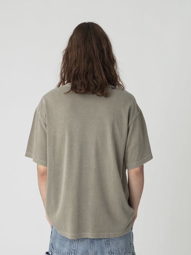 コットンヘンプ スムース ティー 詳細画像 khaki 2