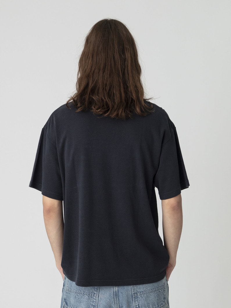 コットンヘンプ スムース ティー 詳細画像 black 2