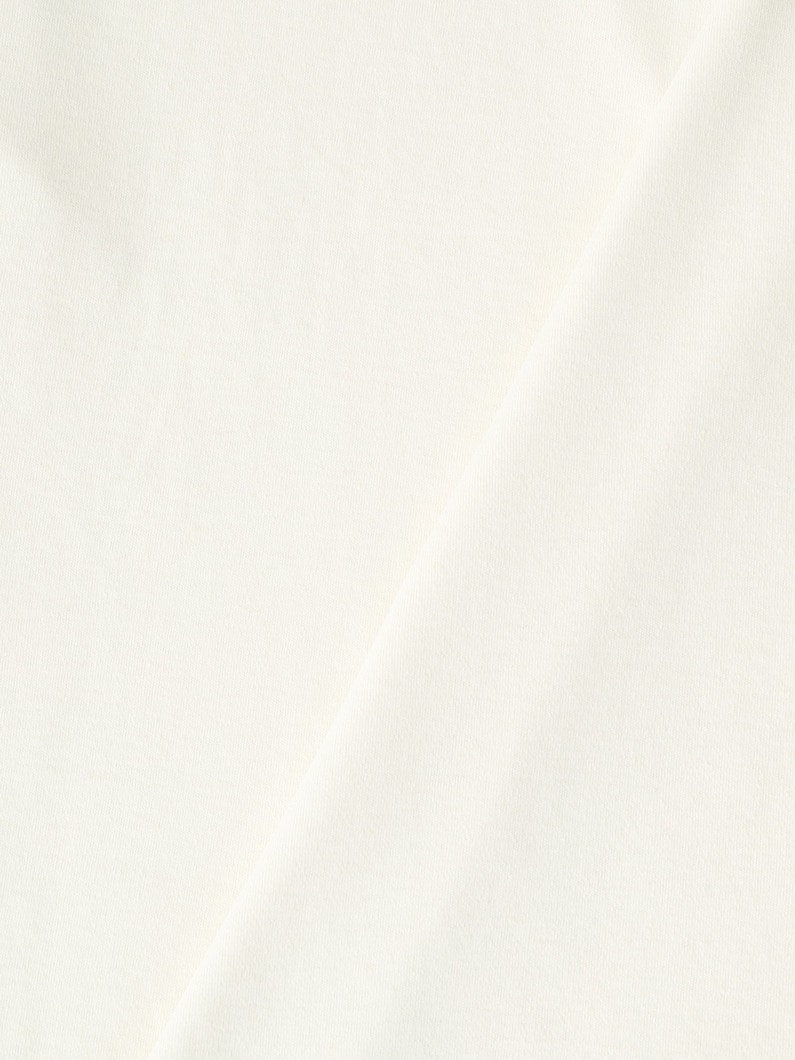 コットンヘンプ スムース ヘンリーネックロングスリーブティー 詳細画像 white 3