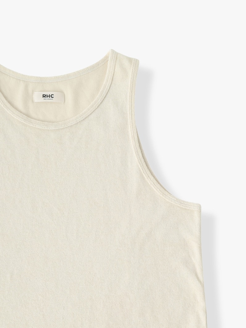 パイルタンクトップ 詳細画像 white 2