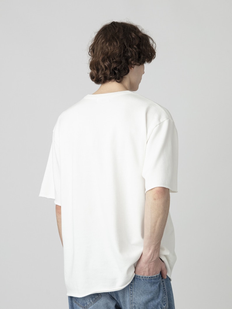 オーガニックコットン カットオフ ティー 詳細画像 off white 2