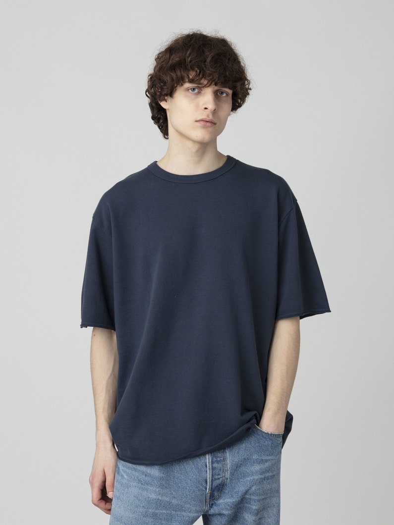 オーガニックコットン カットオフ ティー 詳細画像 navy