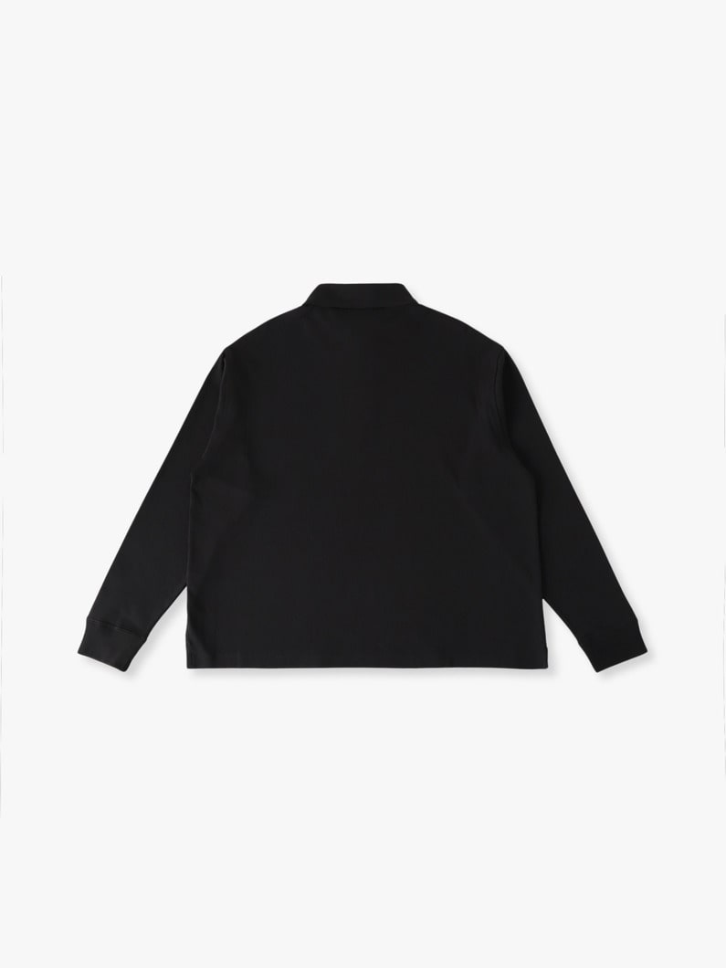 ジャージーポロ ロングスリーブティー 詳細画像 black 1