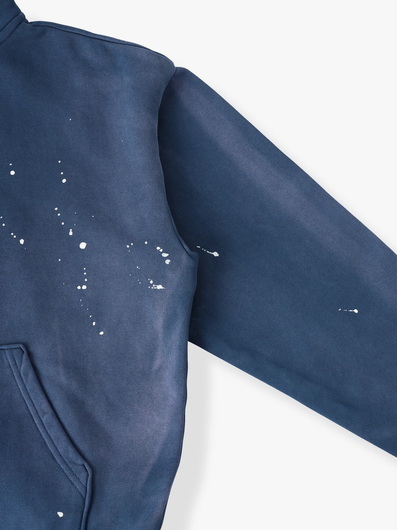 ペイント スウェットジップフーディー 詳細画像 navy 2