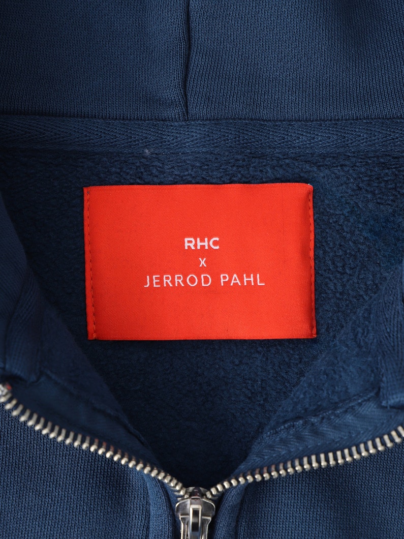 ペイント スウェットジップフーディー 詳細画像 navy 4