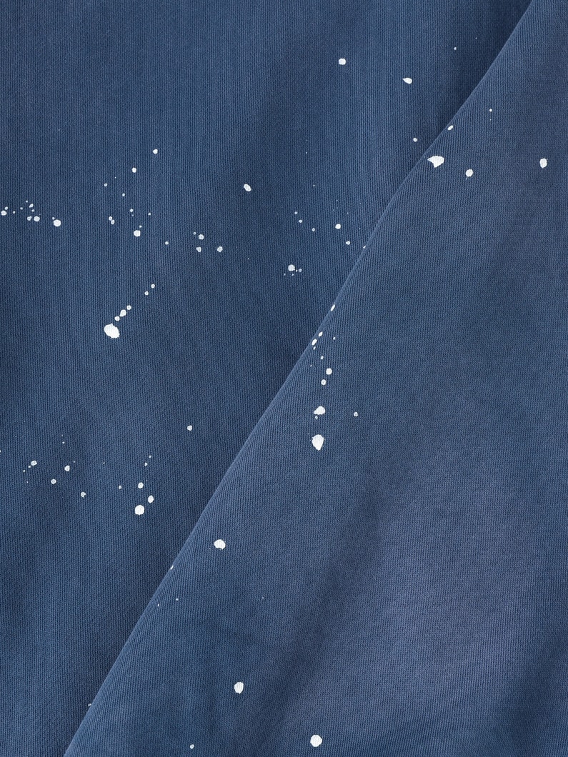 ペイント スウェットジップフーディー 詳細画像 navy 5