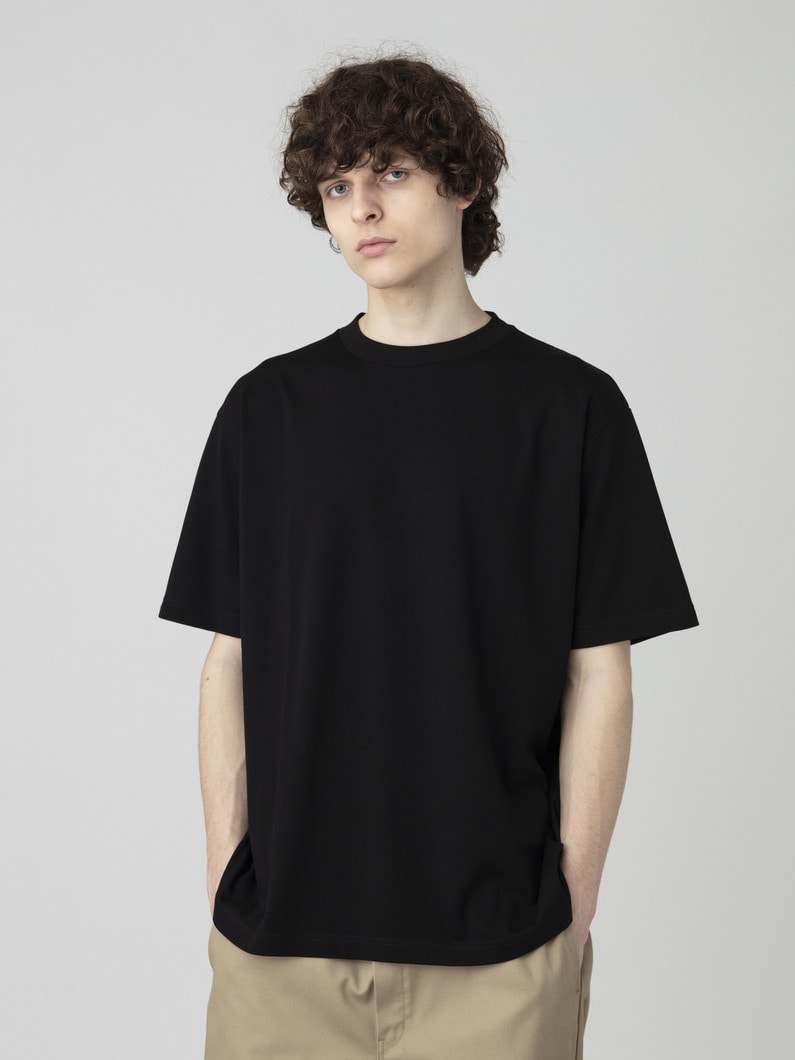 スヴィンコットン スムース ティー 詳細画像 black