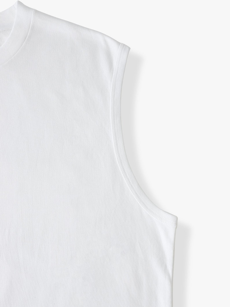 スヴィンコットン スムース タンクトップ 詳細画像 white 2