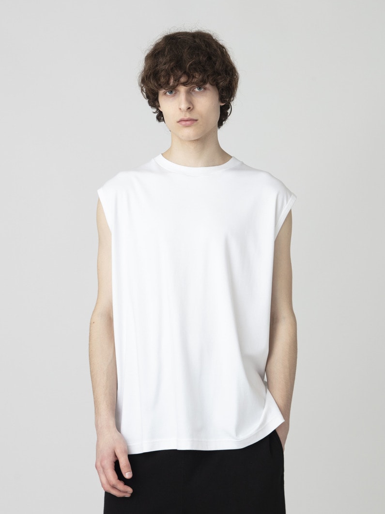 スヴィンコットン スムース タンクトップ 詳細画像 white 1