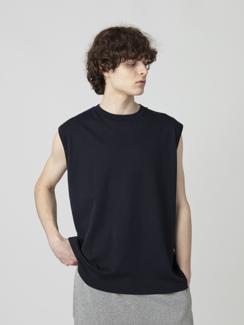 スヴィンコットン スムース タンクトップ 詳細画像 navy