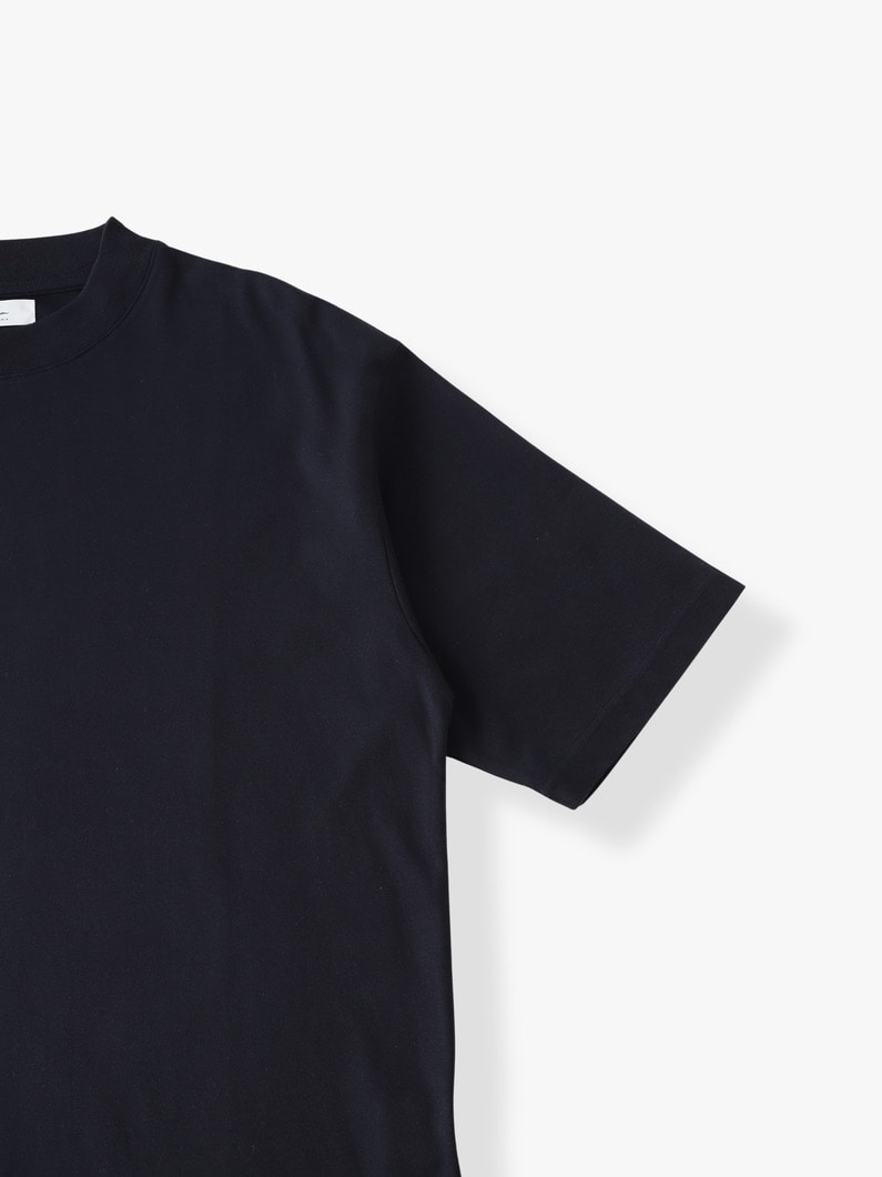 スヴィンコットン スムース モックネックティー 詳細画像 white 2