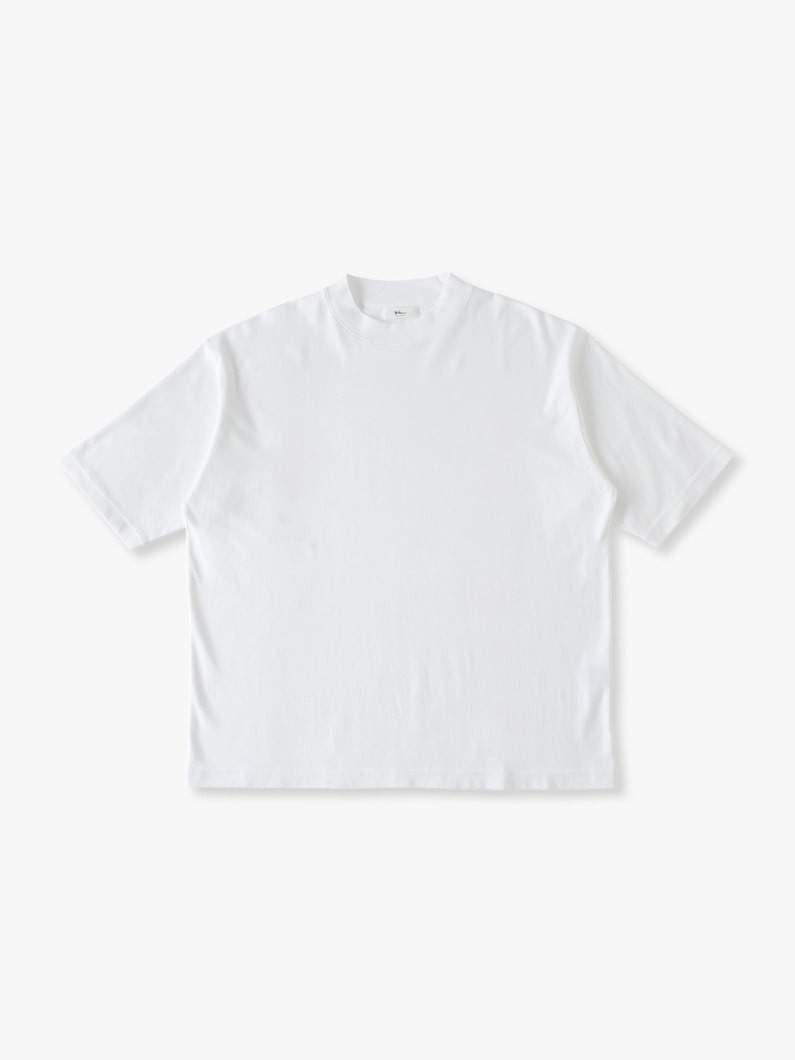 スヴィンコットン スムース モックネックティー 詳細画像 white 3