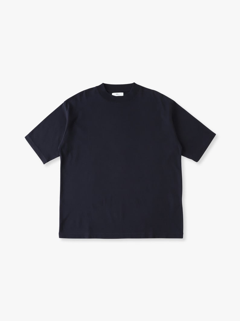 スヴィンコットン スムース モックネックティー 詳細画像 navy 3