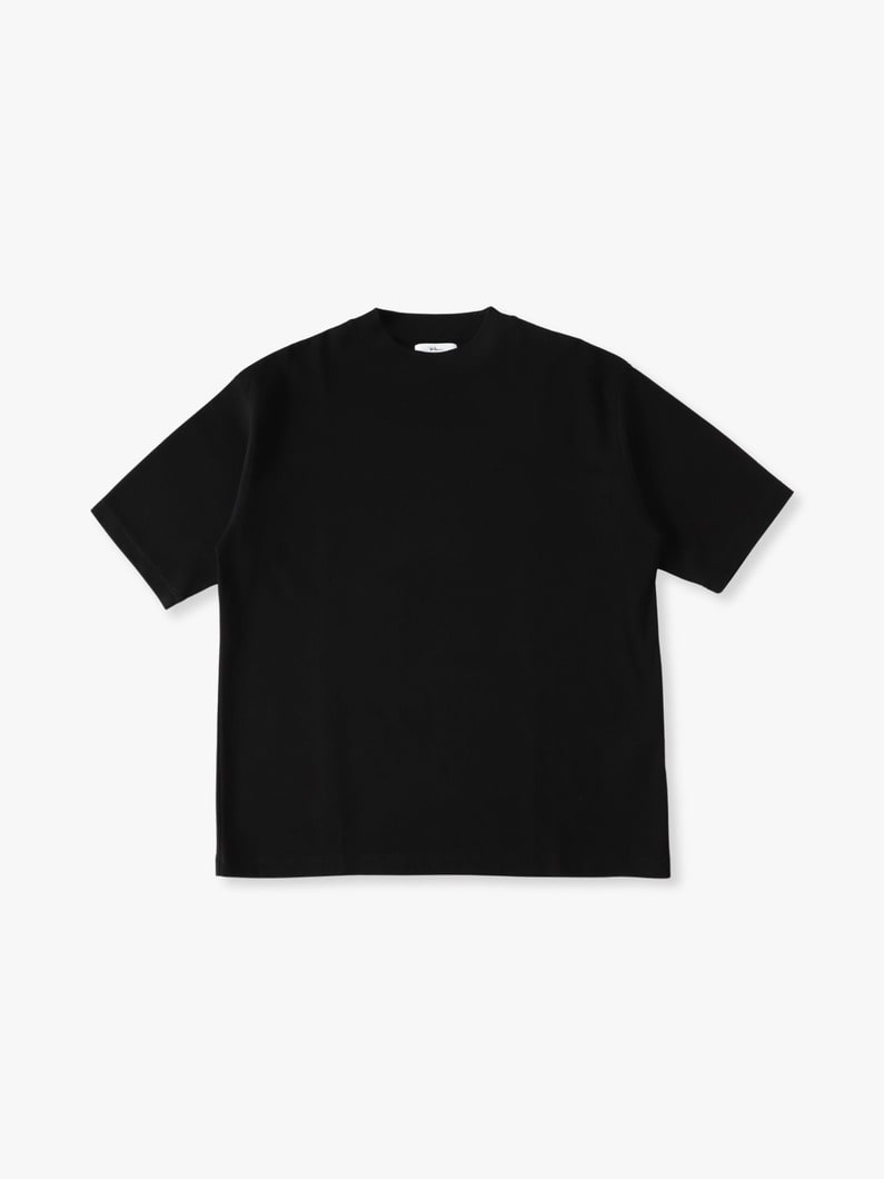 スヴィンコットン スムース モックネックティー 詳細画像 black 3
