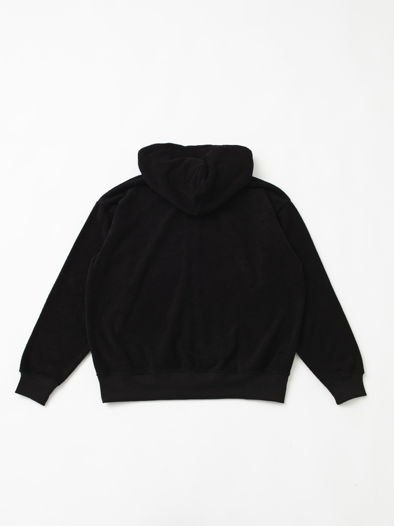 パイル ジップフーディー 詳細画像 black 1