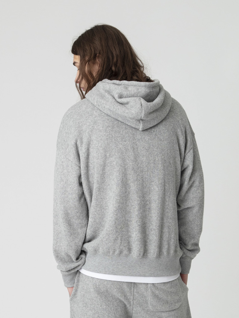 パイル ジップフーディー 詳細画像 gray 2