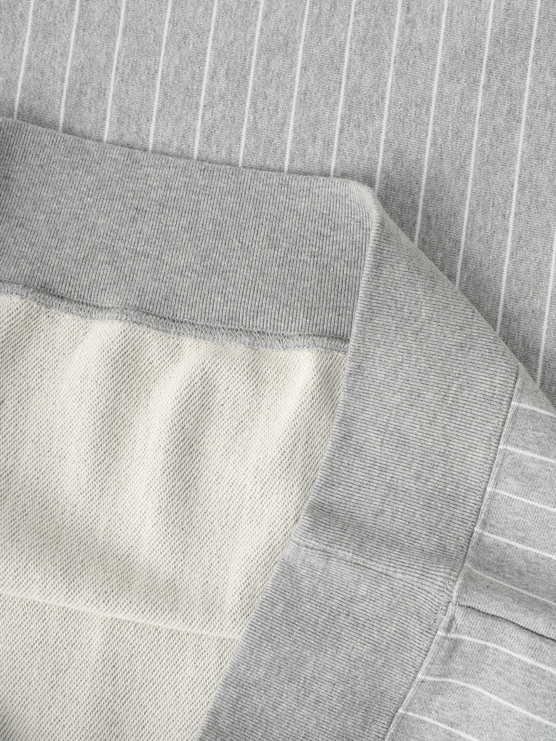 ピンストライプ スウェット プルオーバー 詳細画像 gray 5