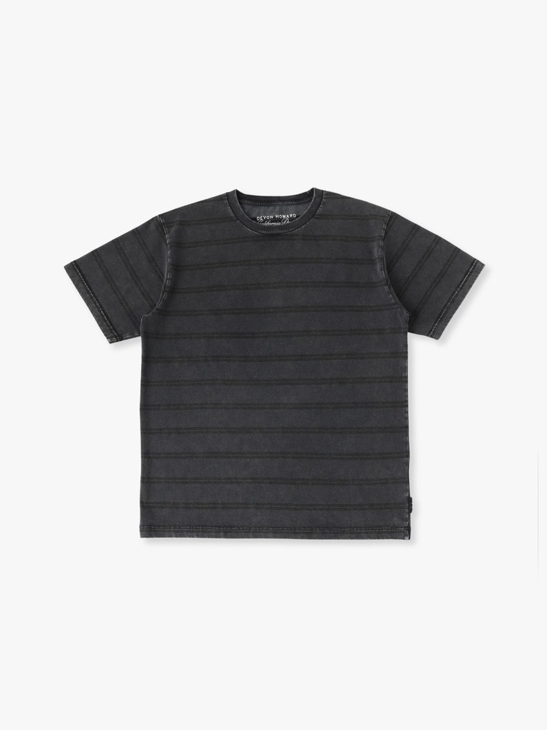 フェード TCプレーティング ストライプ ティー 詳細画像 charcoal gray 3