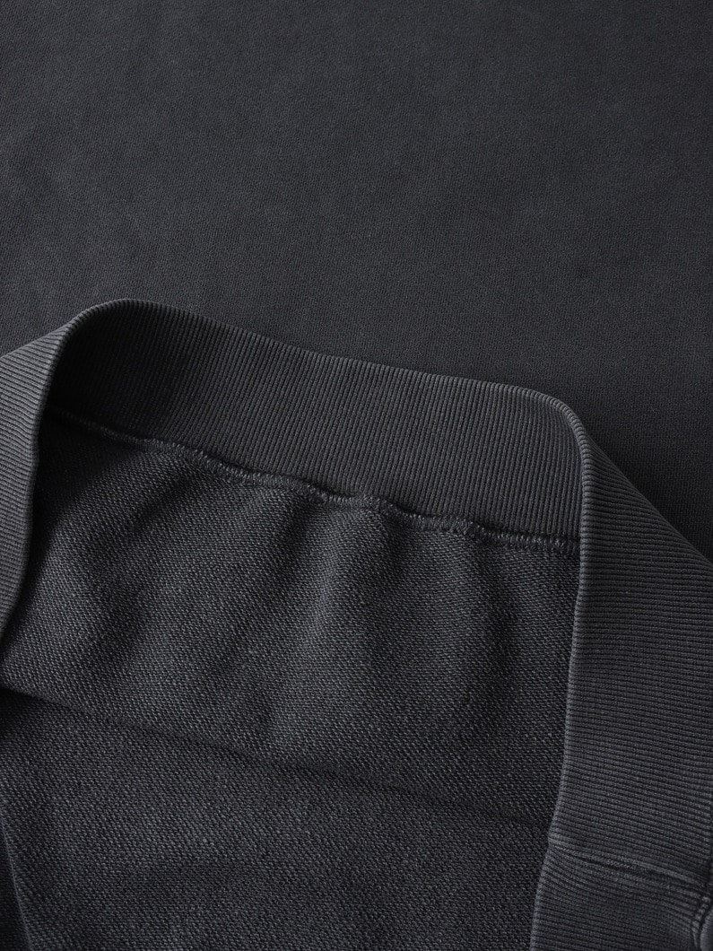 ピグメントダイ USコットン スウェットプルオーバー 詳細画像 charcoal gray 5