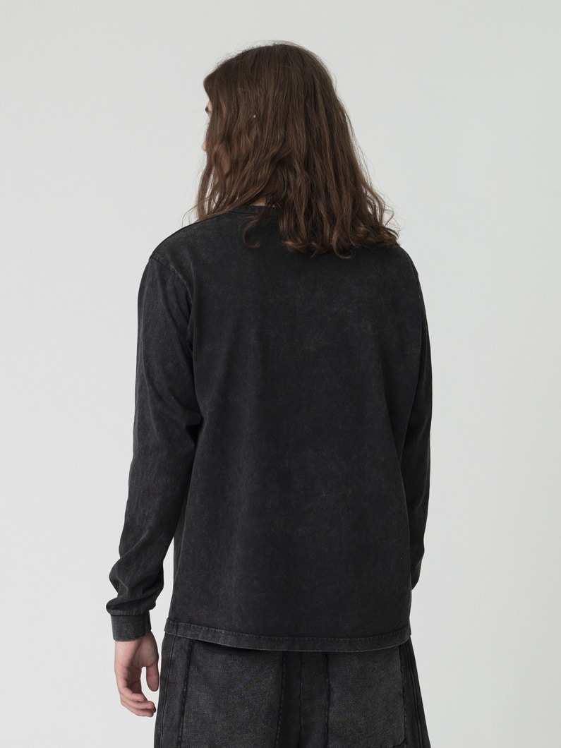 ヘヴィーウェイト ロングスリーブティー 詳細画像 black 2