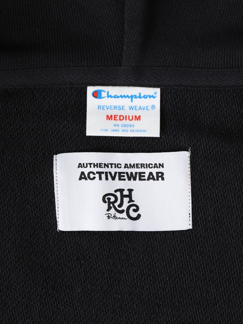 エンブロイダリーロゴ スウェット ジップフーディー 詳細画像 navy 4