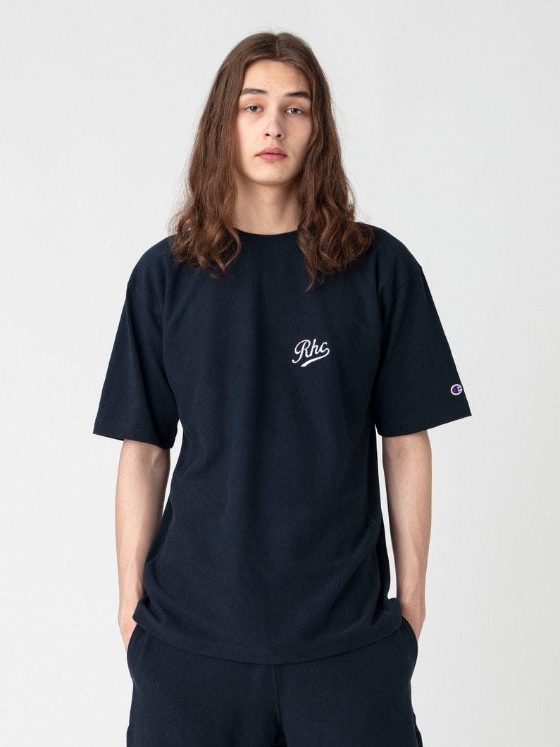 Rロゴ ティー 詳細画像 navy