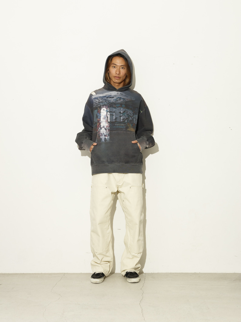 オールオーバープリンテッド スウェットフーディー 詳細画像 multi 2