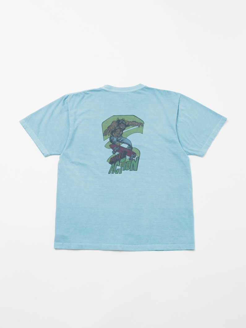 プリント ティー（ブルー） 詳細画像 blue 2