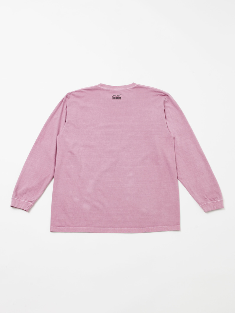 プリント ロングスリーブティー（ピンク） 詳細画像 pink 2