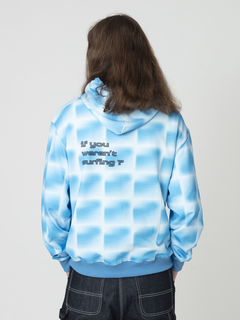 グラフィック スウェットフーディー 詳細画像 blue 2