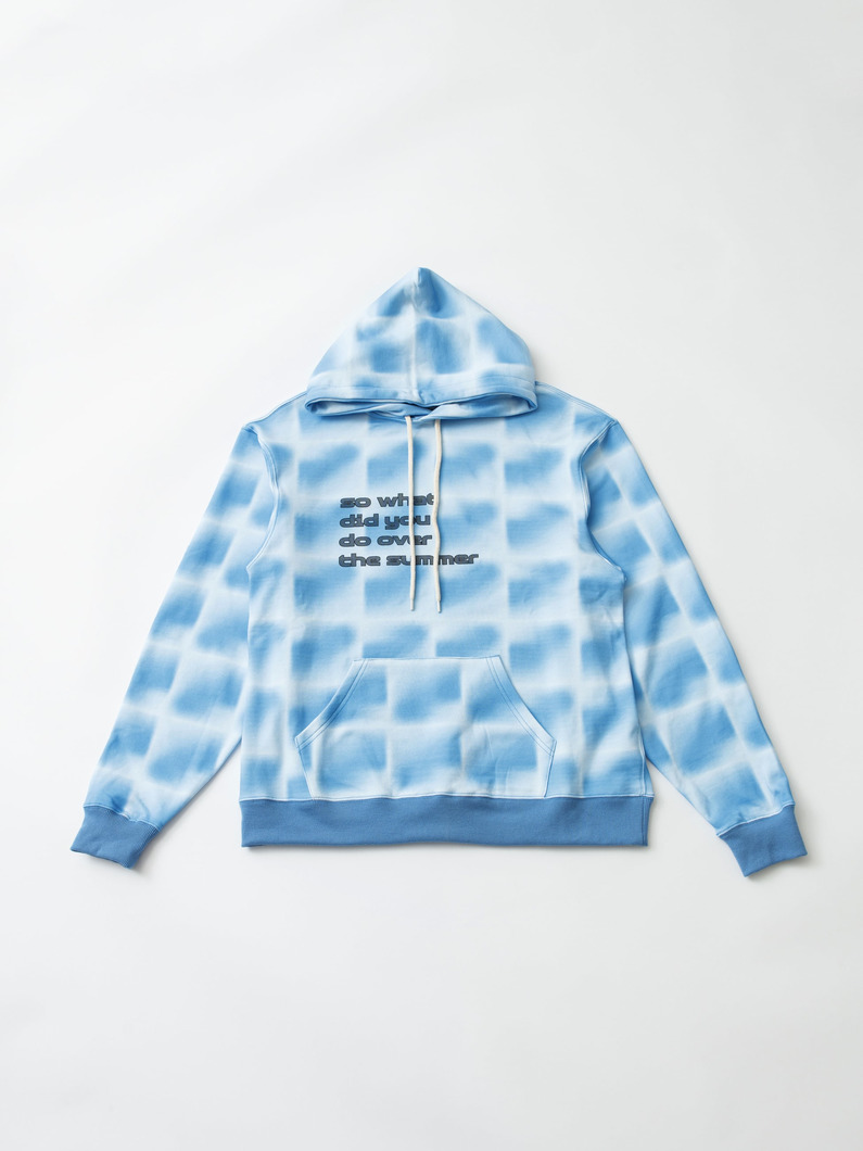 グラフィック スウェットフーディー 詳細画像 blue 3