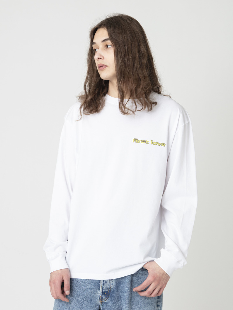 グラフィック ロングスリーブティー（No,1） 詳細画像 white 1