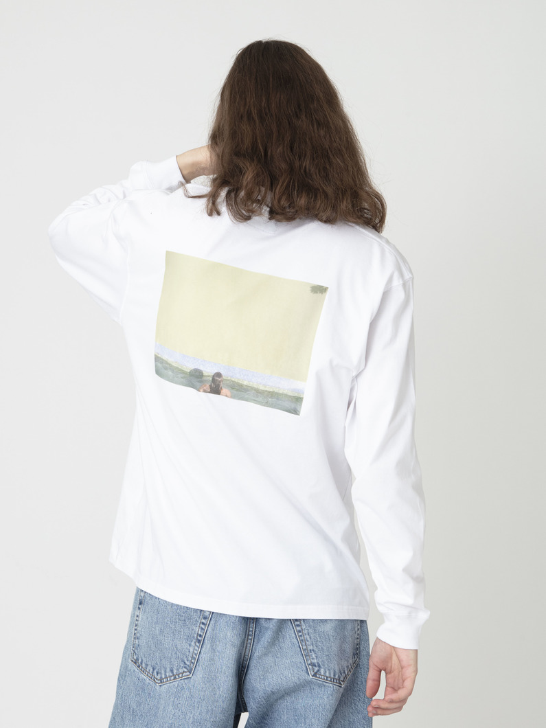 グラフィック ロングスリーブティー（No,1） 詳細画像 white 2