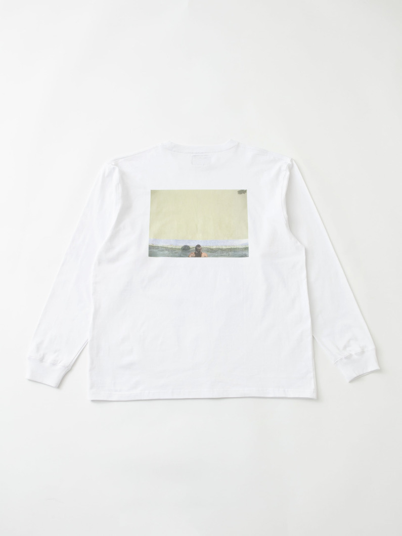 グラフィック ロングスリーブティー（No,1） 詳細画像 white 4