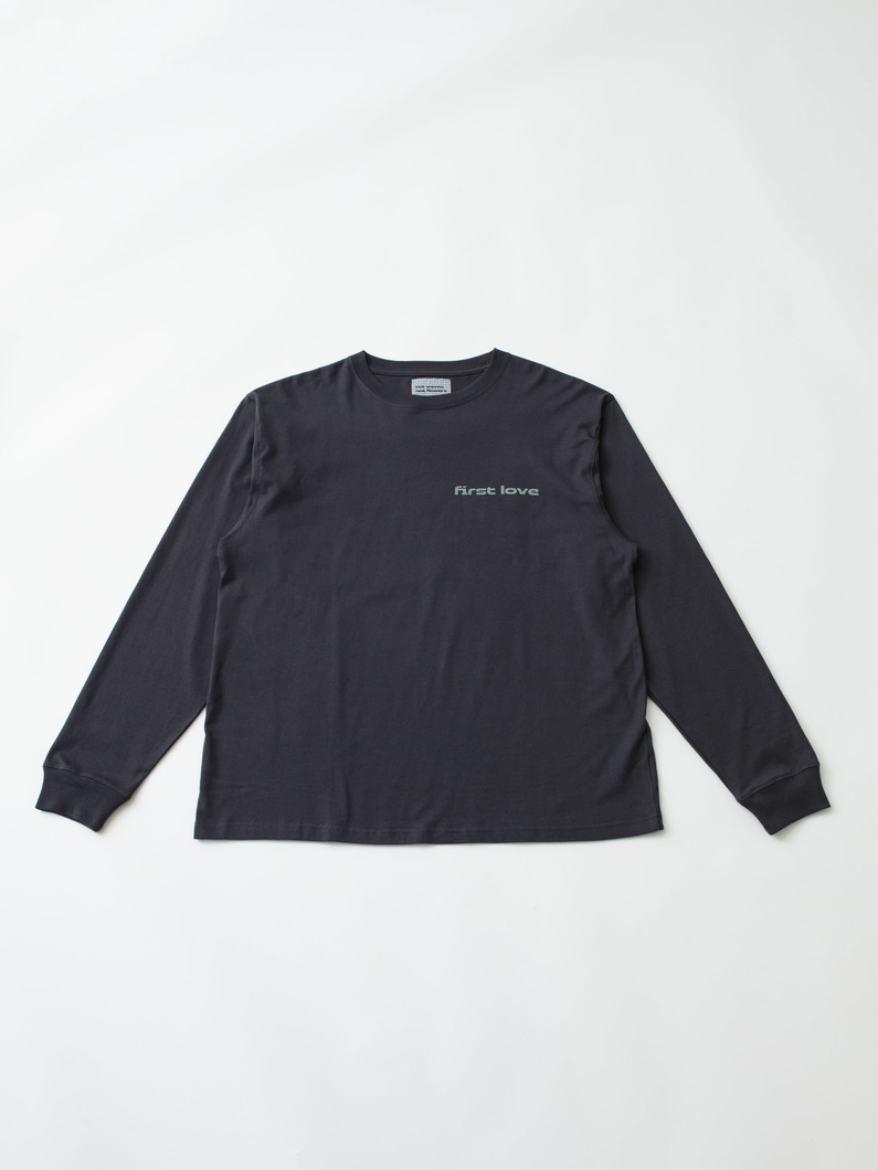グラフィック ロングスリーブティー（No,2） 詳細画像 charcoal gray 3