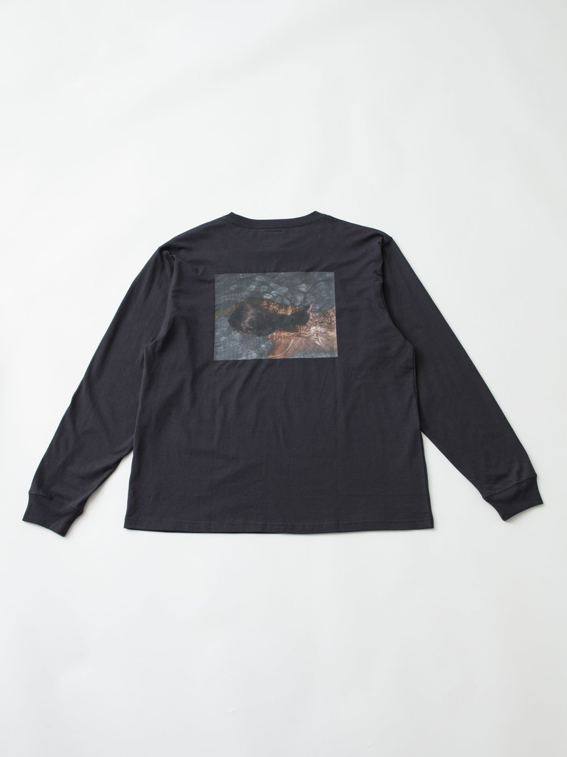 グラフィック ロングスリーブティー（No,2） 詳細画像 charcoal gray 4