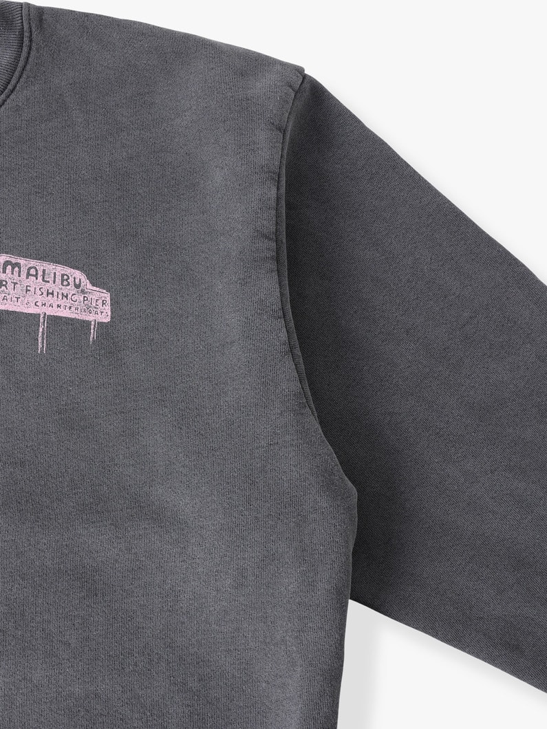 マリブサイン スウェットプルオーバー 詳細画像 black 2