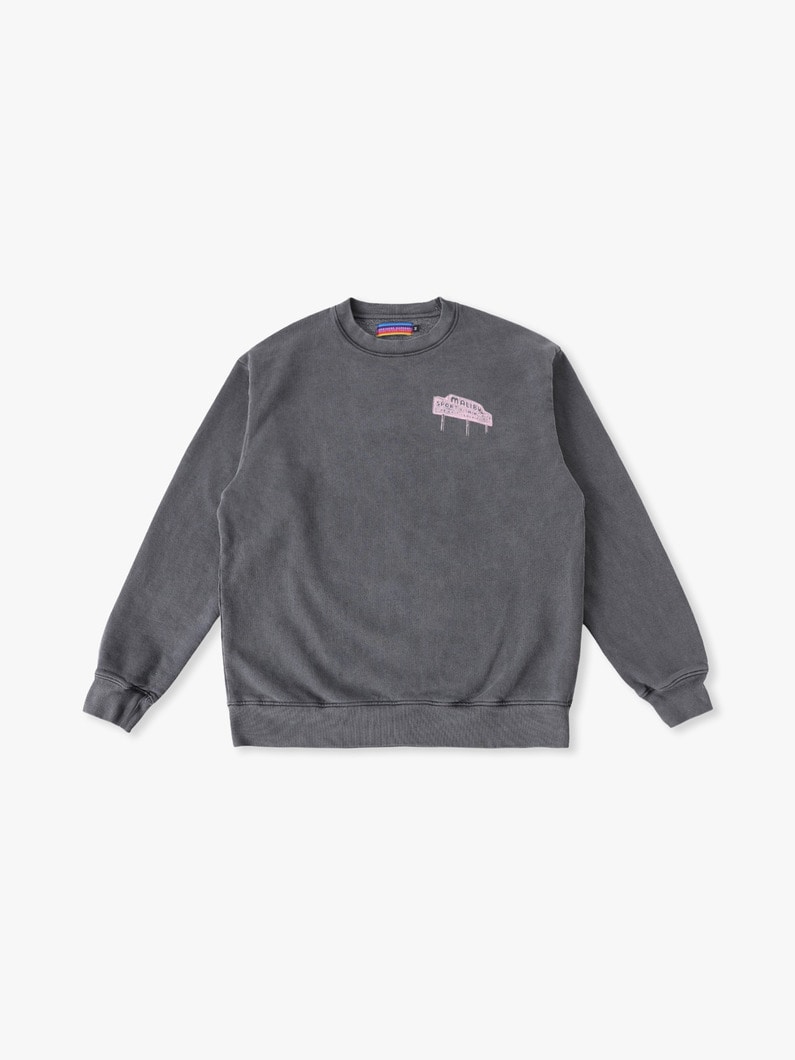 マリブサイン スウェットプルオーバー 詳細画像 black 1