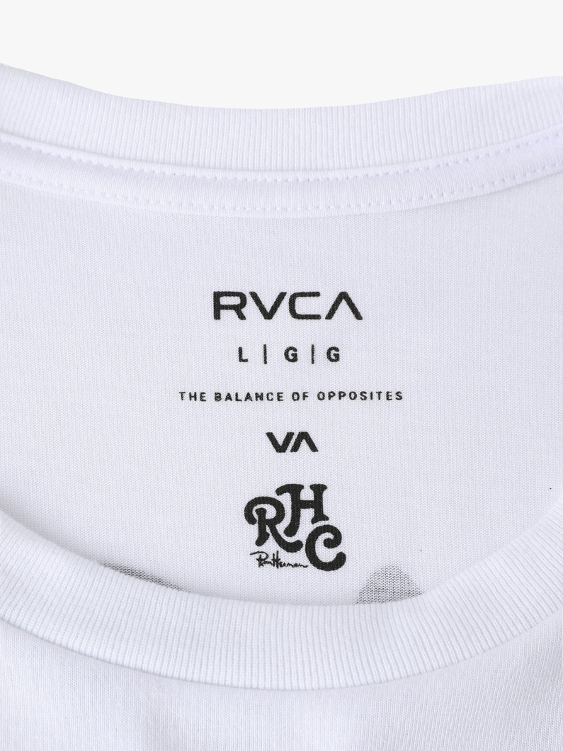 エンブロイダリーロゴ ティー 詳細画像 white 3