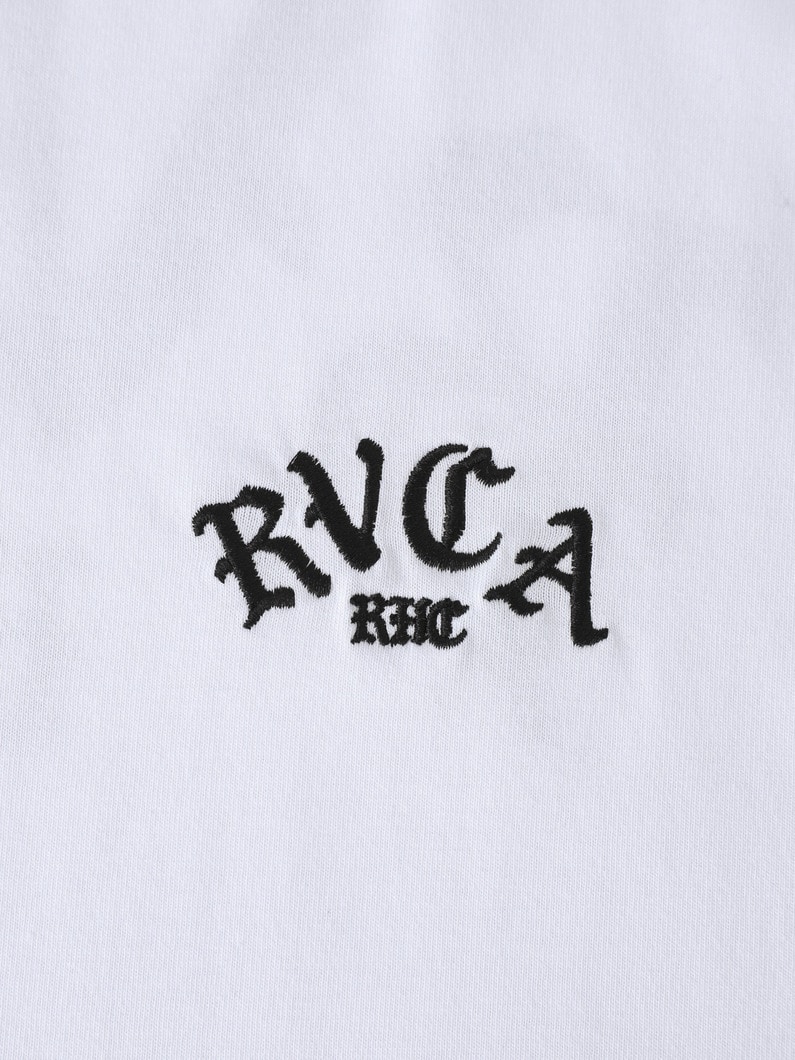 エンブロイダリーロゴ ティー 詳細画像 white 4