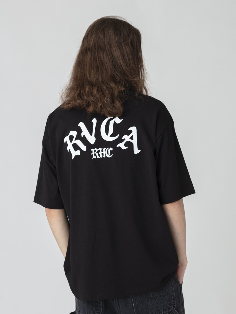 エンブロイダリーロゴ ティー 詳細画像 black 2