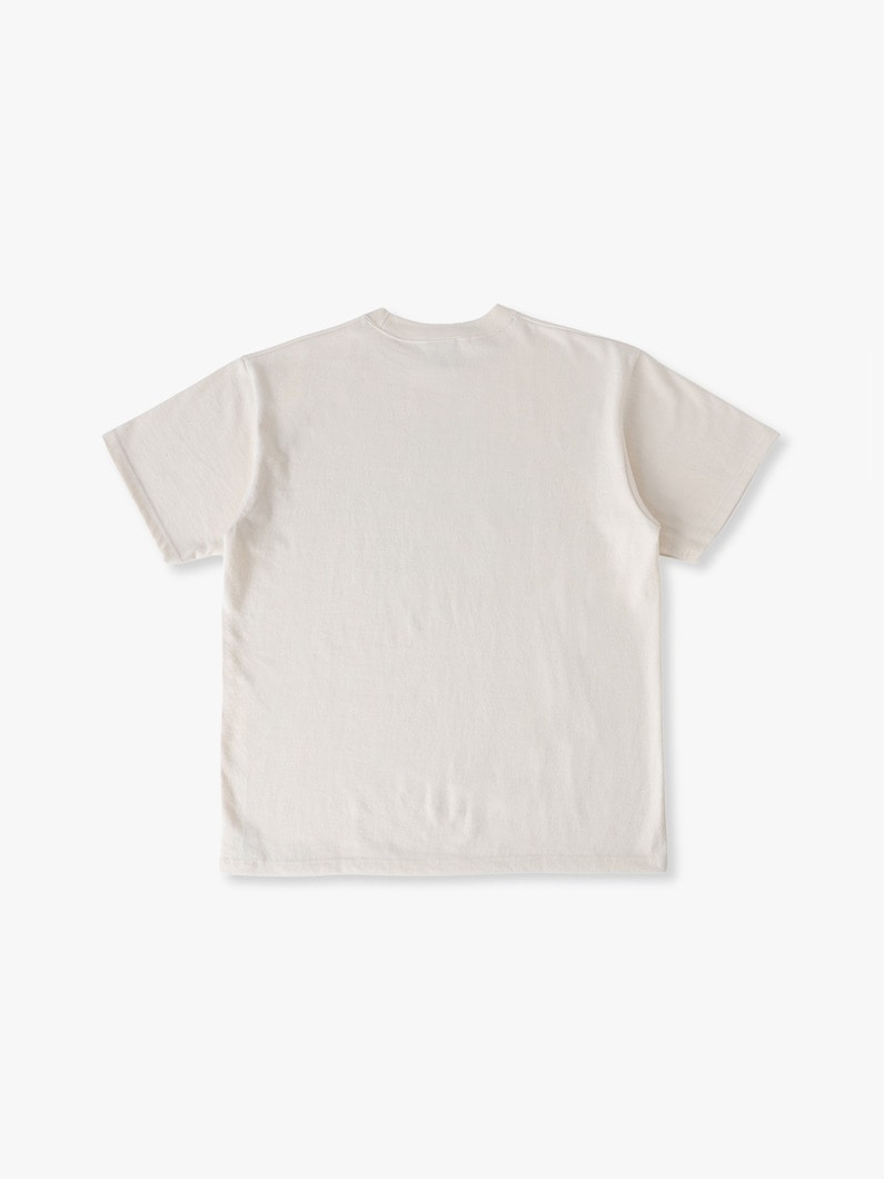 オールドフォントロゴ ティー 詳細画像 white 1